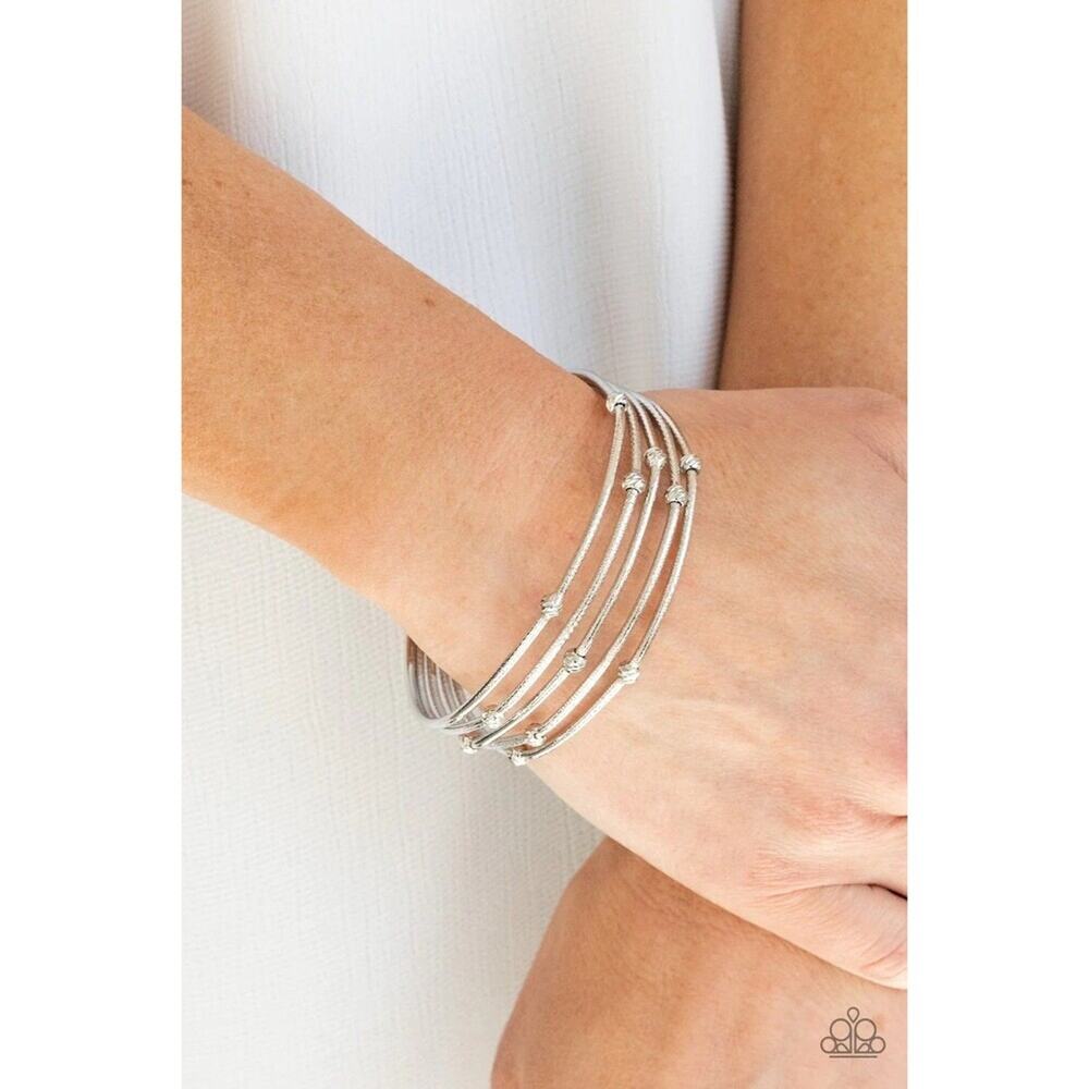 Face The Metallic Music Silver Bracelet (115)